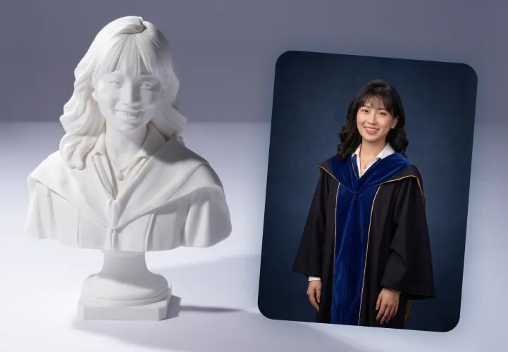 Persoonlijk 3D beeldje of figurine op basis van een foto