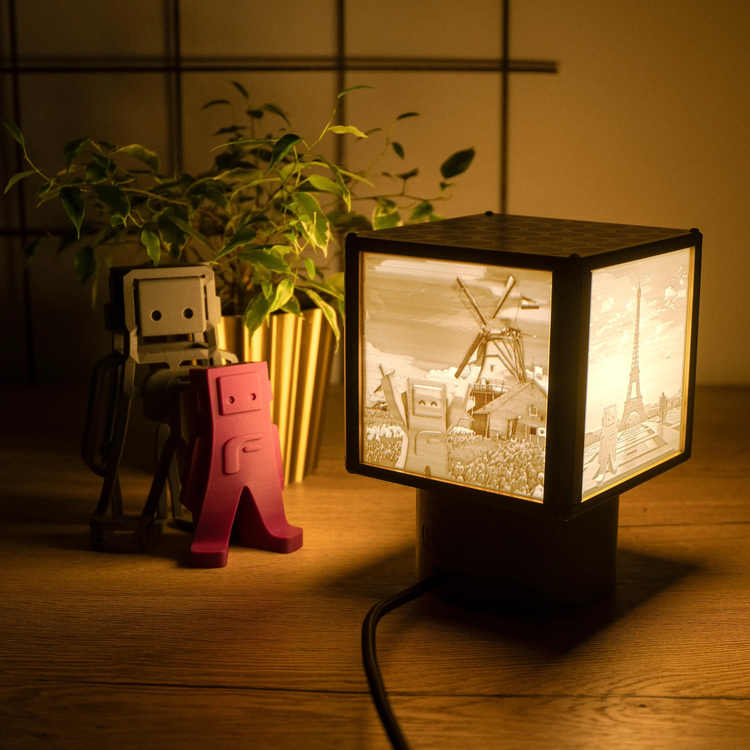 Lithophane van foto laten maken als gepersonaliseerde 3D print met verlichting
