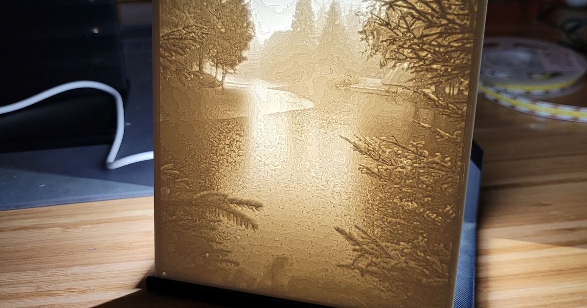 Lithophane van foto laten maken als gepersonaliseerde 3D print met verlichting